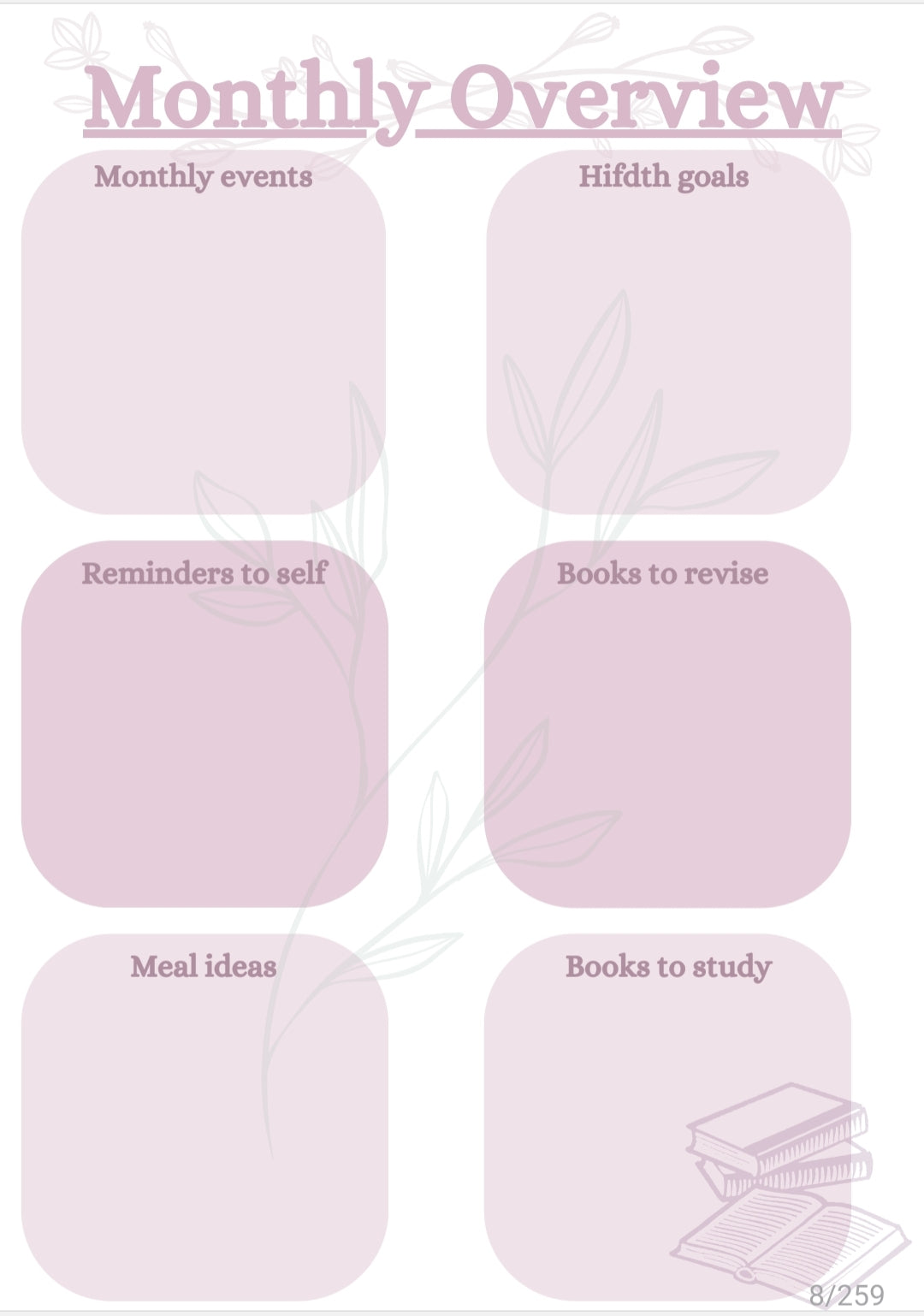 Female Student of Knowledge Planner مخطط للأخوات | Digital