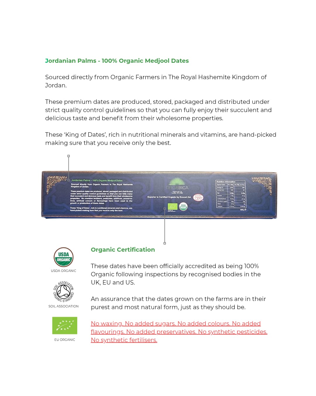 Organic Medjool Dates